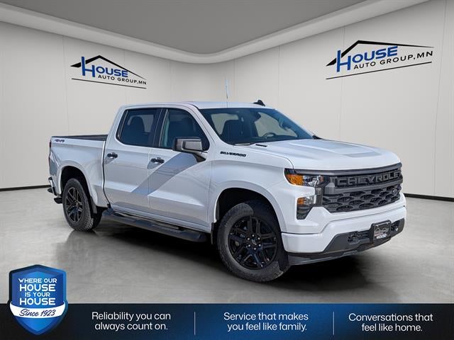 Summit White 2026 Chevrolet Silverado 1500 Pickup Truck Four-Wheel Drive Automatic
