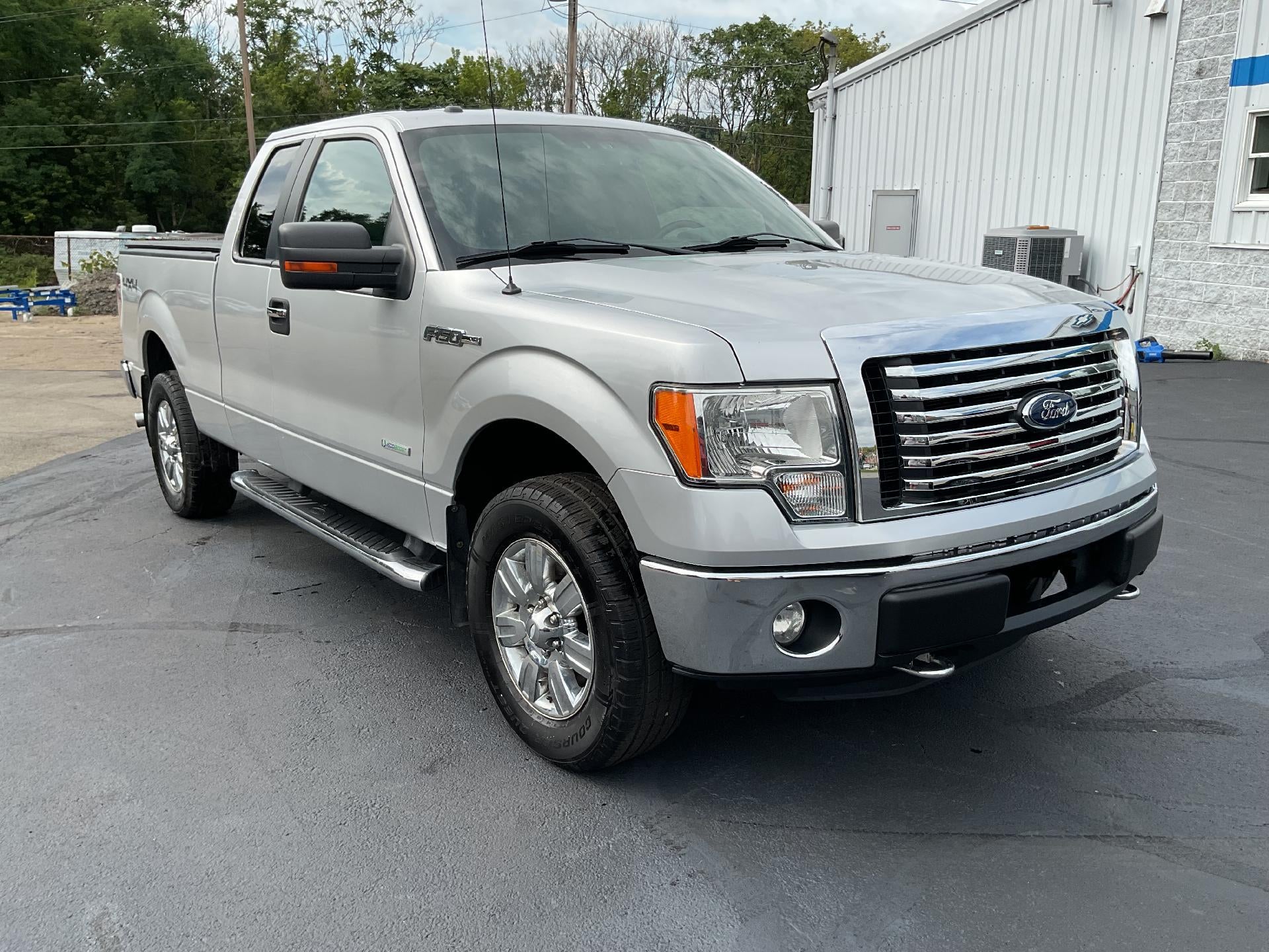 Silver 2012 Ford F-150 Pickup Truck Four-Wheel Drive Automatic