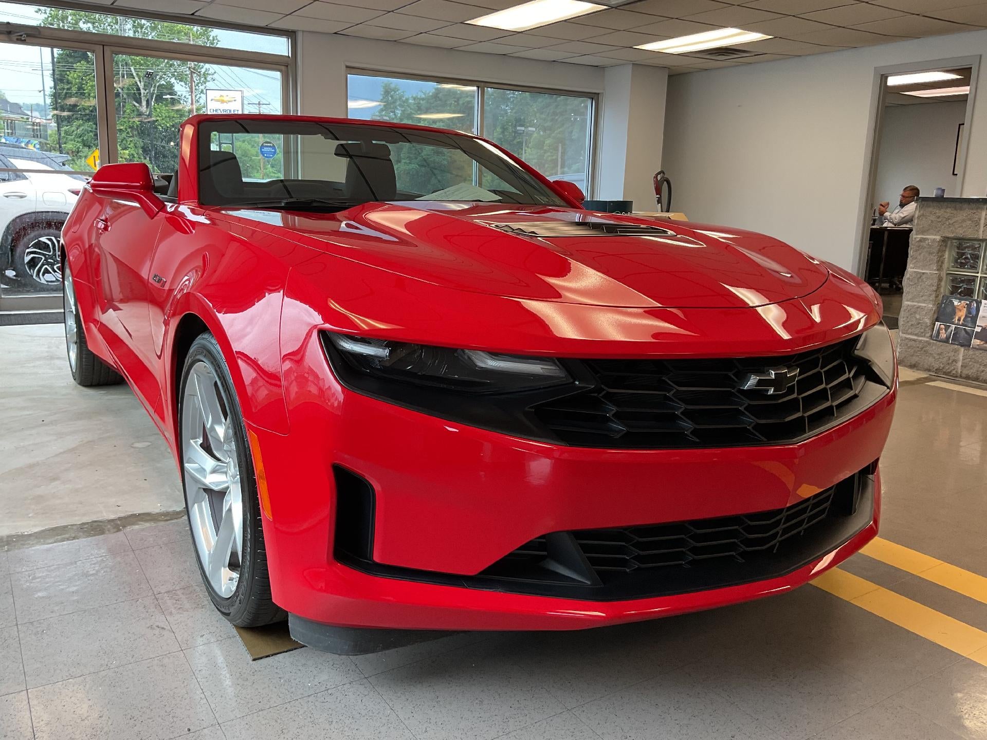 Red Hot 2020 Chevrolet Camaro Convertible Rear-Wheel Drive Manual