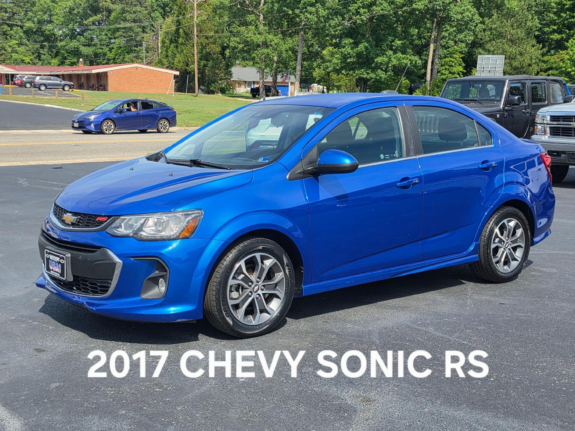 Kinetic Blue Metallic 2017 Chevrolet Sonic LT Sedan FWD Sedan Front-Wheel Drive Automatic