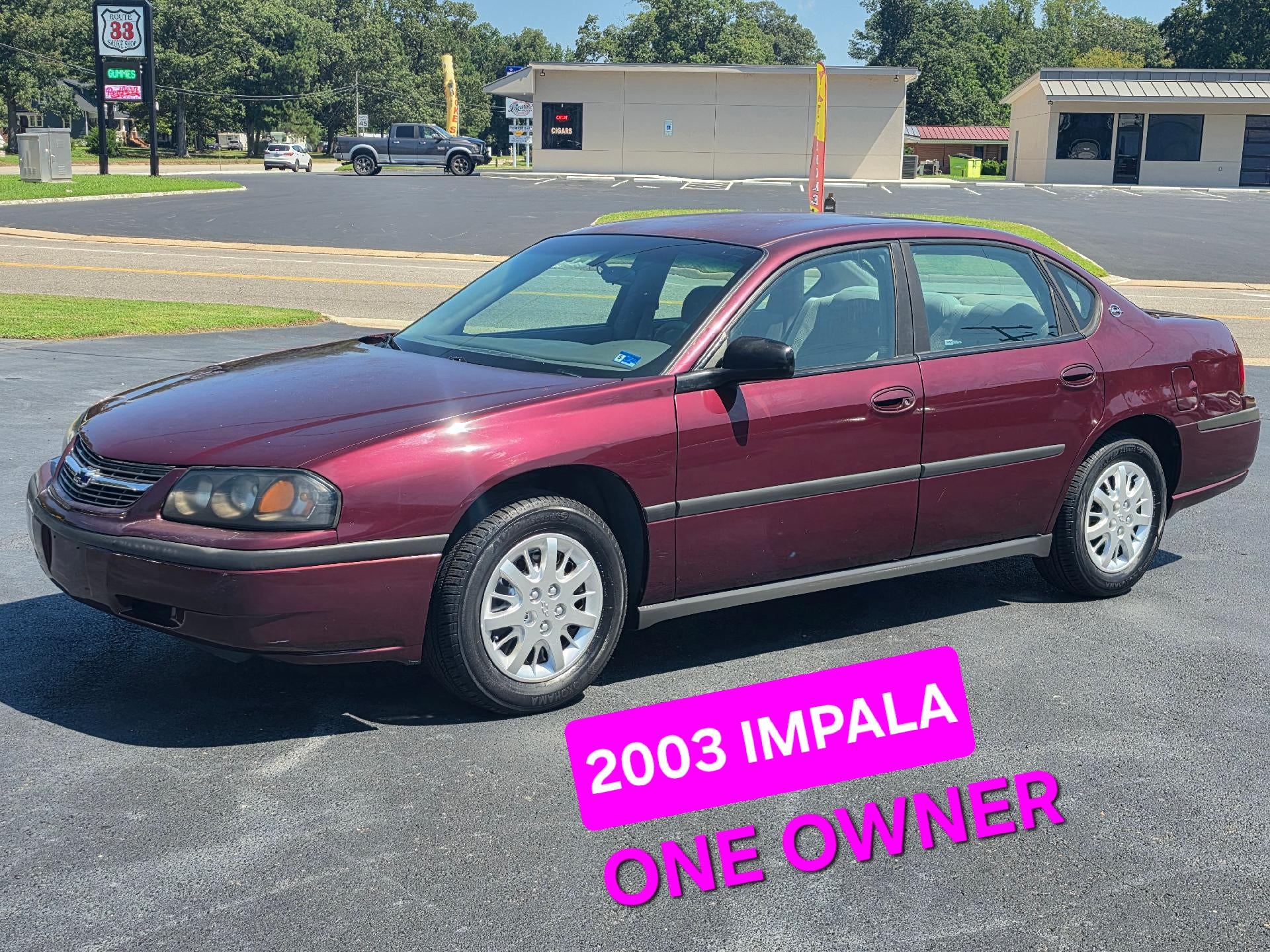 Berry Red Metallic 2003 Chevrolet Impala Sedan Front-Wheel Drive Automatic