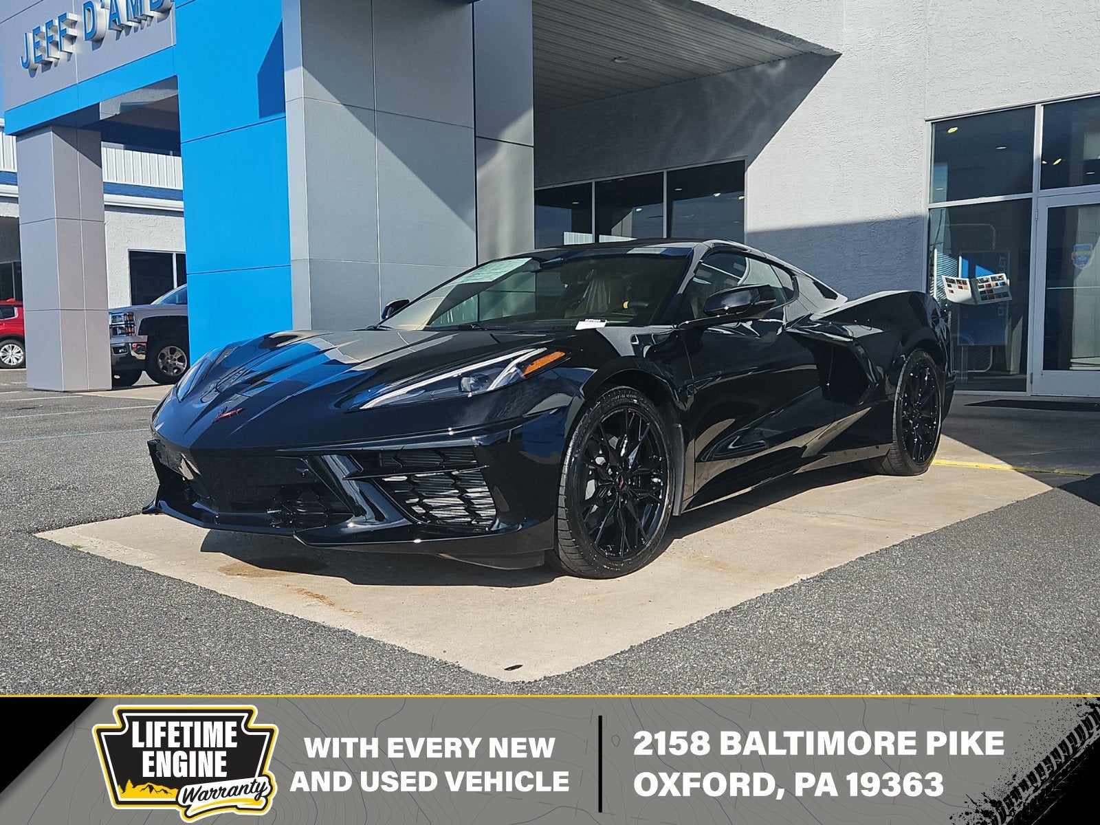 Black 2027 Chevrolet Corvette Coupe Rear-Wheel Drive Automatic