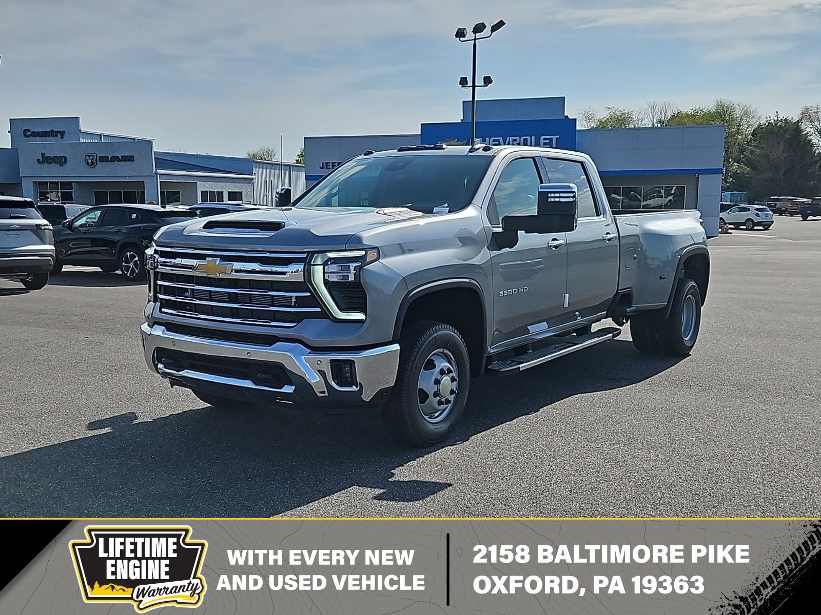 Sterling Gray Metallic 2026 Chevrolet Silverado 3500HD Pickup Truck Four-Wheel Drive Automatic