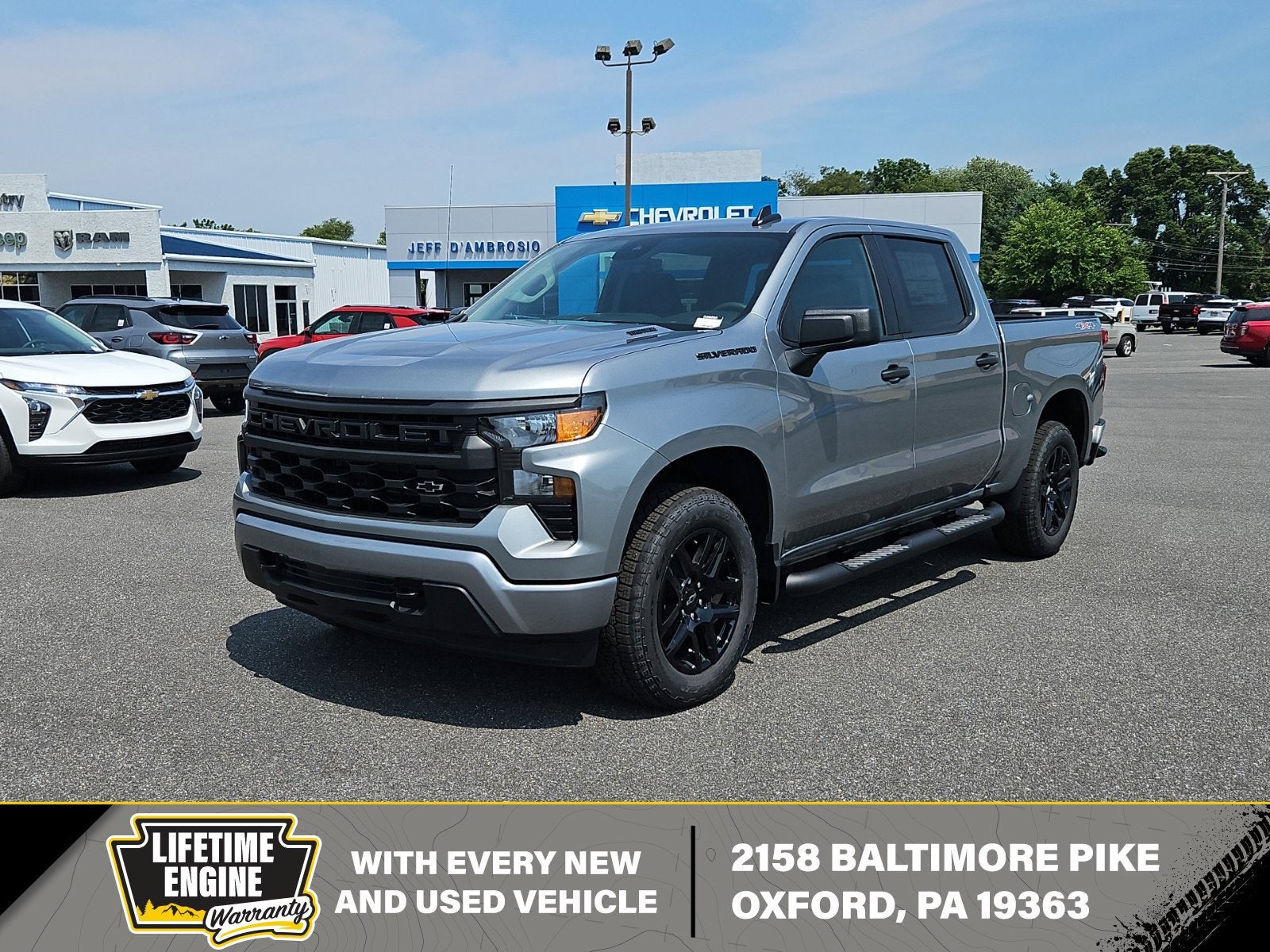Sterling Gray Metallic 2026 Chevrolet Silverado 1500 Pickup Truck Four-Wheel Drive Automatic