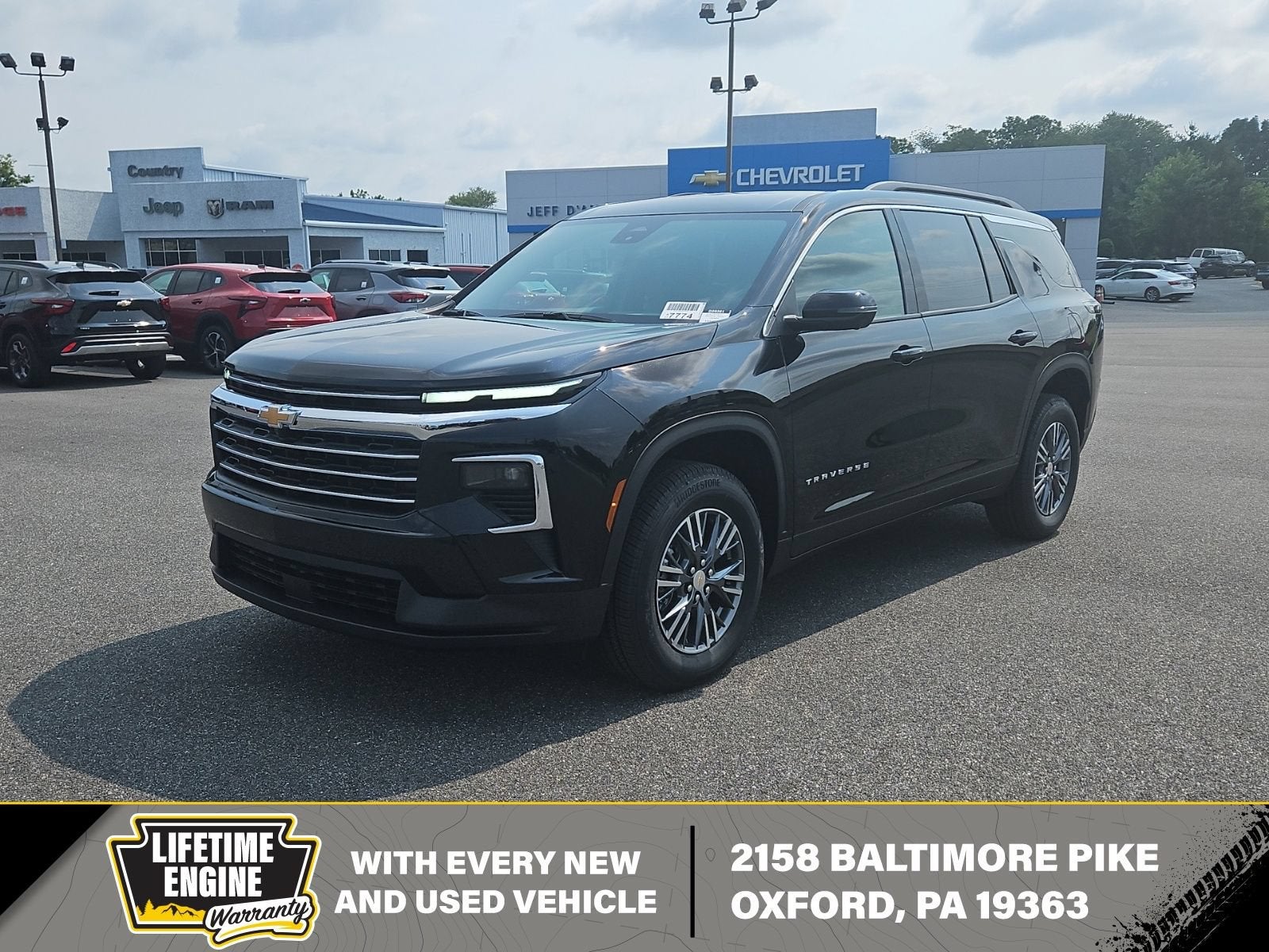 Mosaic Black Metallic 2026 Chevrolet Traverse SUV / Crossover Four-Wheel Drive Automatic