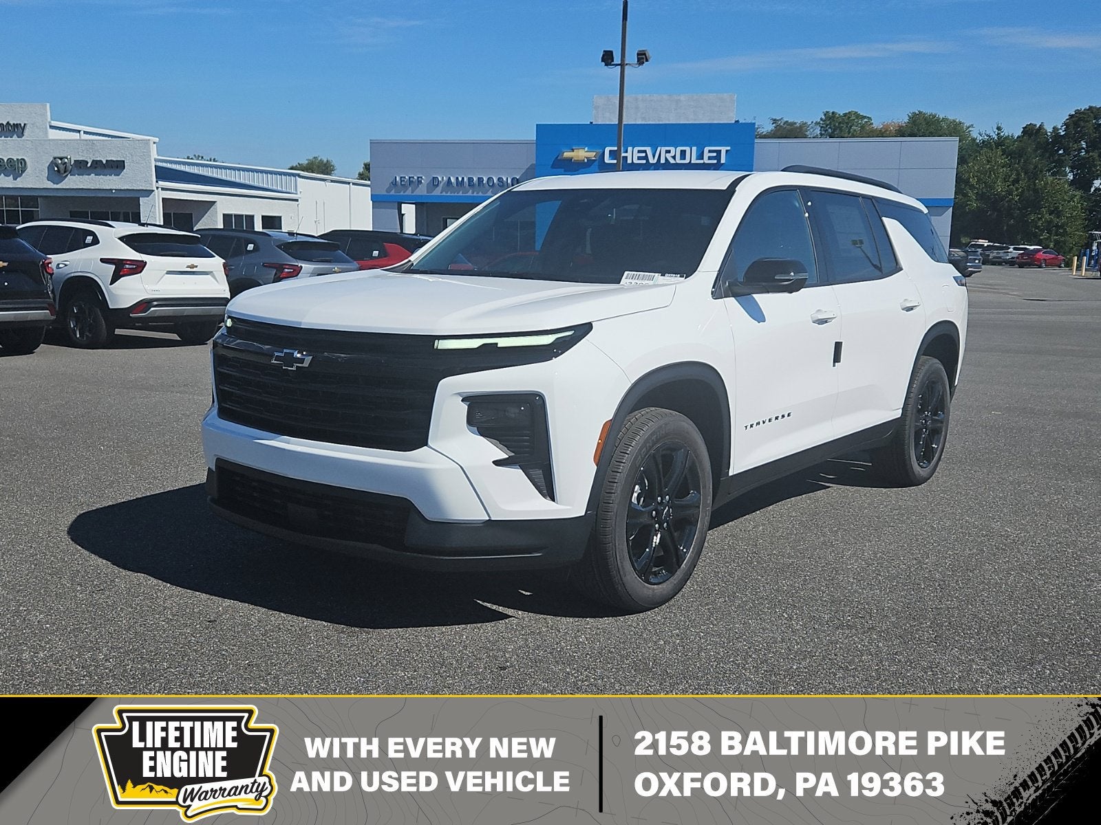 Summit White 2027 Chevrolet Traverse SUV / Crossover Four-Wheel Drive Automatic