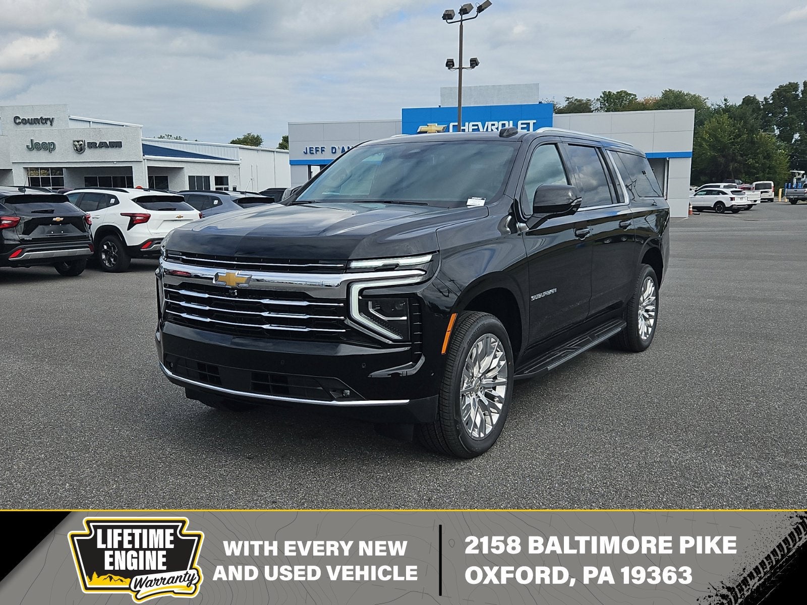 Black 2026 Chevrolet Suburban SUV / Crossover Four-Wheel Drive Automatic