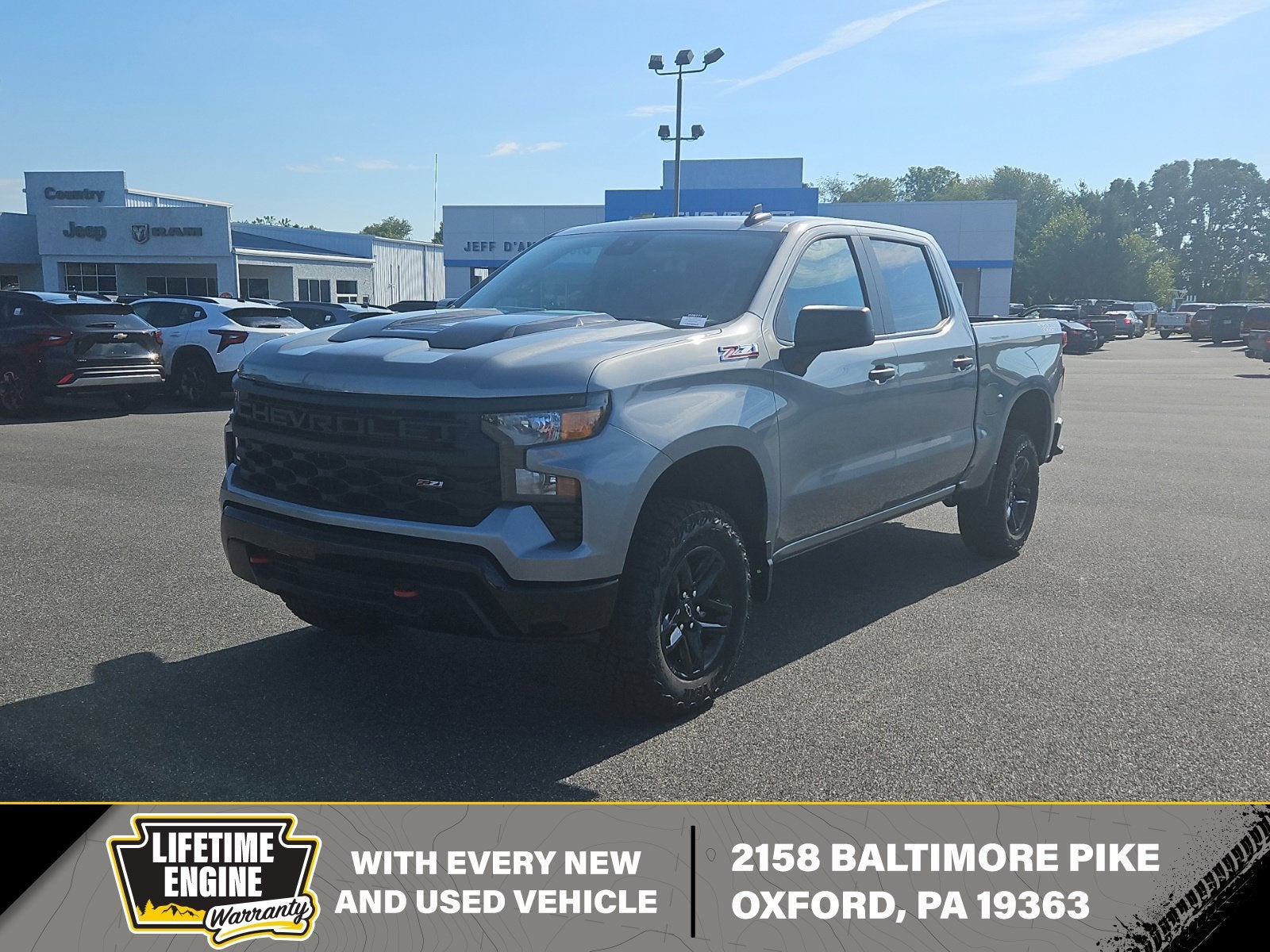 Sterling Gray Metallic 2026 Chevrolet Silverado 1500 Pickup Truck Four-Wheel Drive Automatic