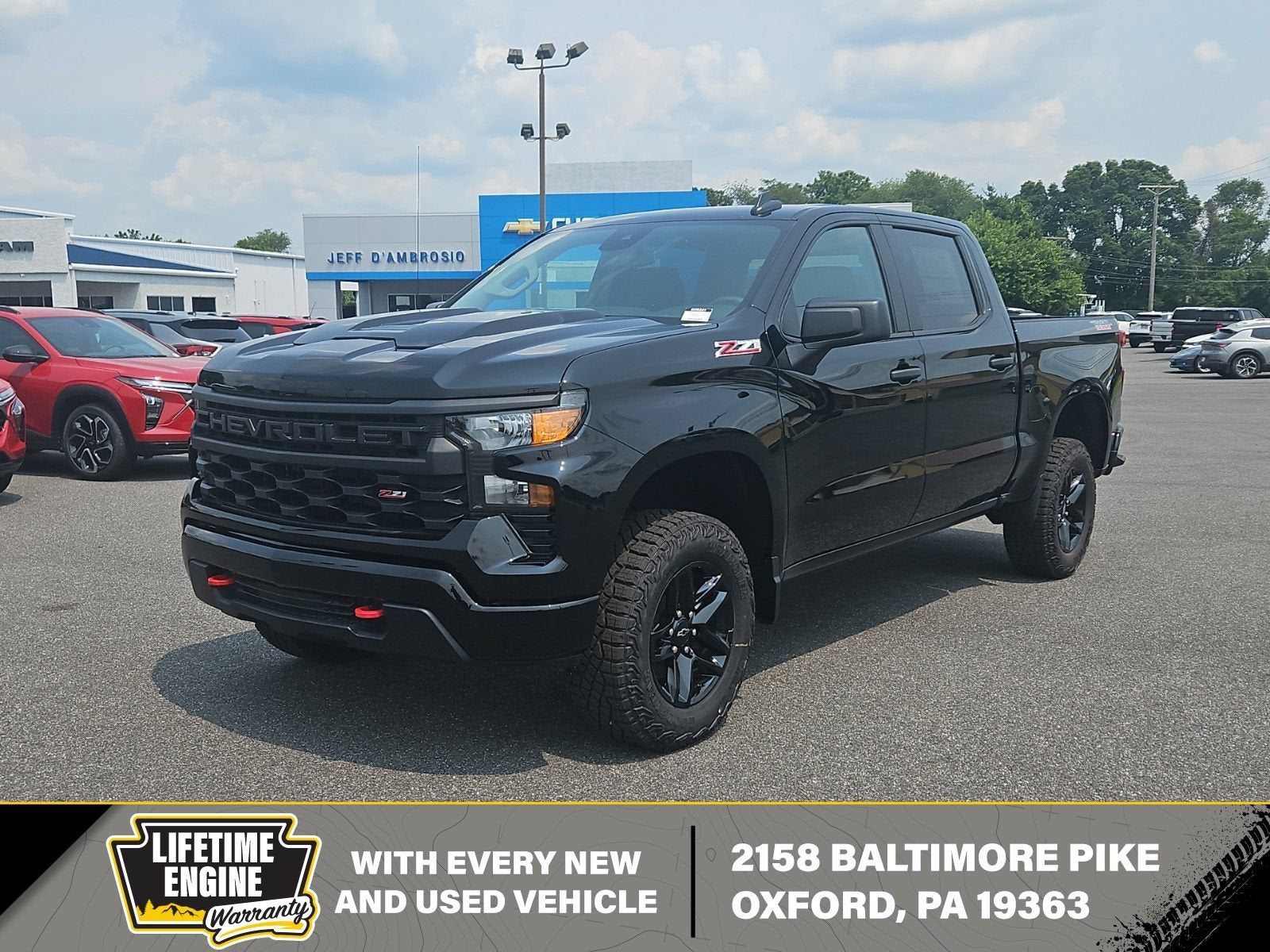 Black 2026 Chevrolet Silverado 1500 Pickup Truck Four-Wheel Drive Automatic
