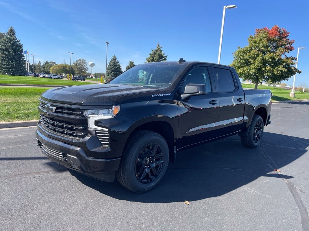Black 2026 Chevrolet Silverado 1500 Pickup Truck Four-Wheel Drive Automatic