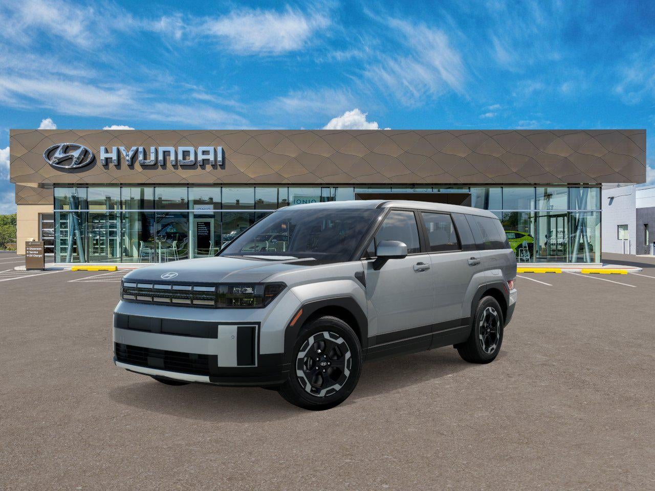 Shimmering Silver 2026 Hyundai Santa Fe Hybrid SUV / Crossover All-Wheel Drive 6-Speed Automatic