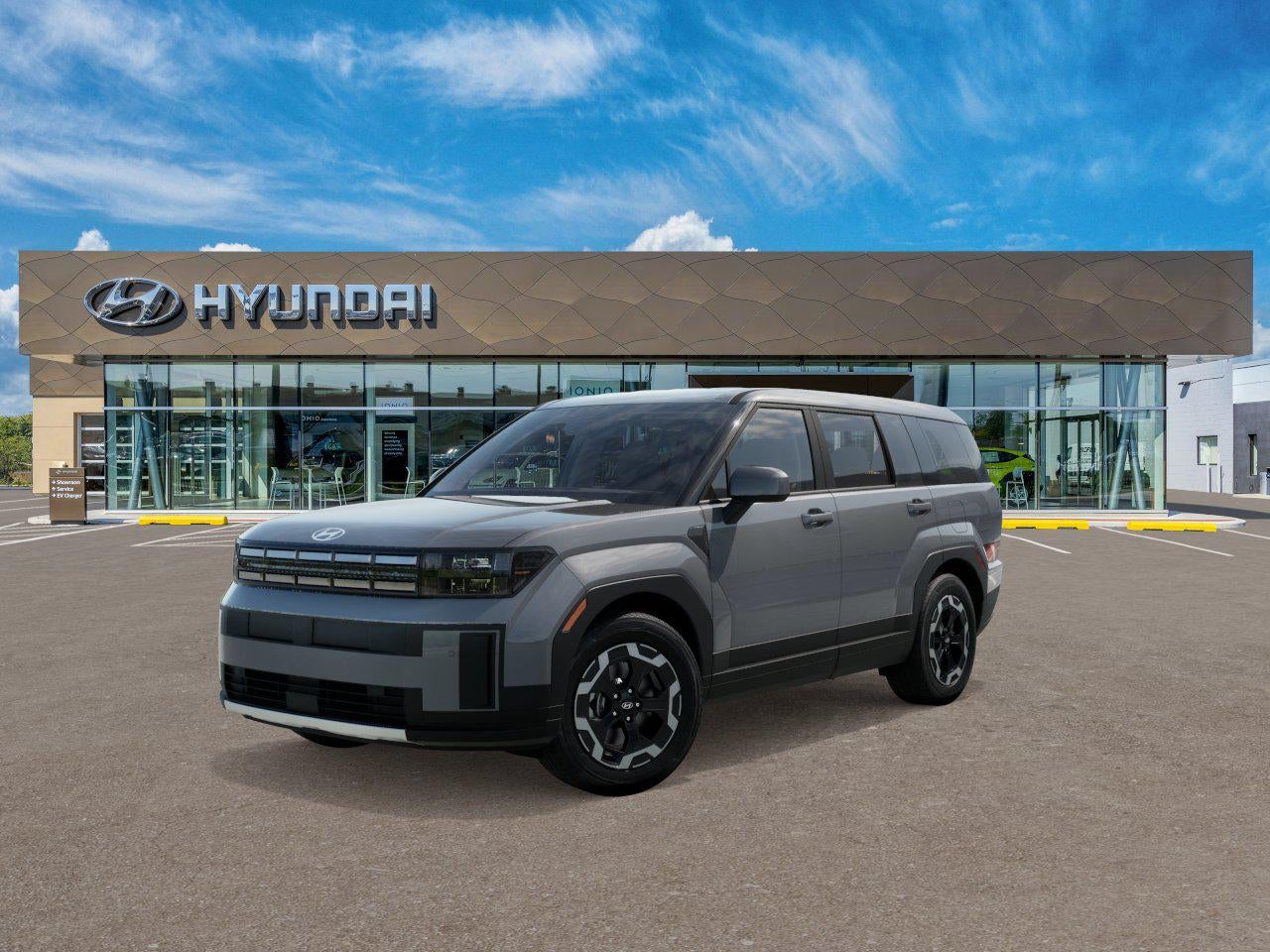 Hampton Gray 2026 Hyundai Santa Fe Hybrid SUV / Crossover All-Wheel Drive 6-Speed Automatic