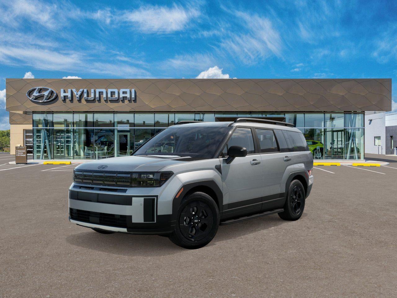 Shimmering Silver Pearl 2026 Hyundai Santa Fe SUV / Crossover All-Wheel Drive 8-Speed Automatic