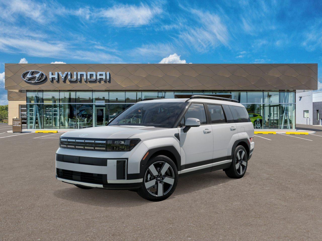 Serenity White 2026 Hyundai Santa Fe SUV / Crossover All-Wheel Drive 8-Speed Automatic
