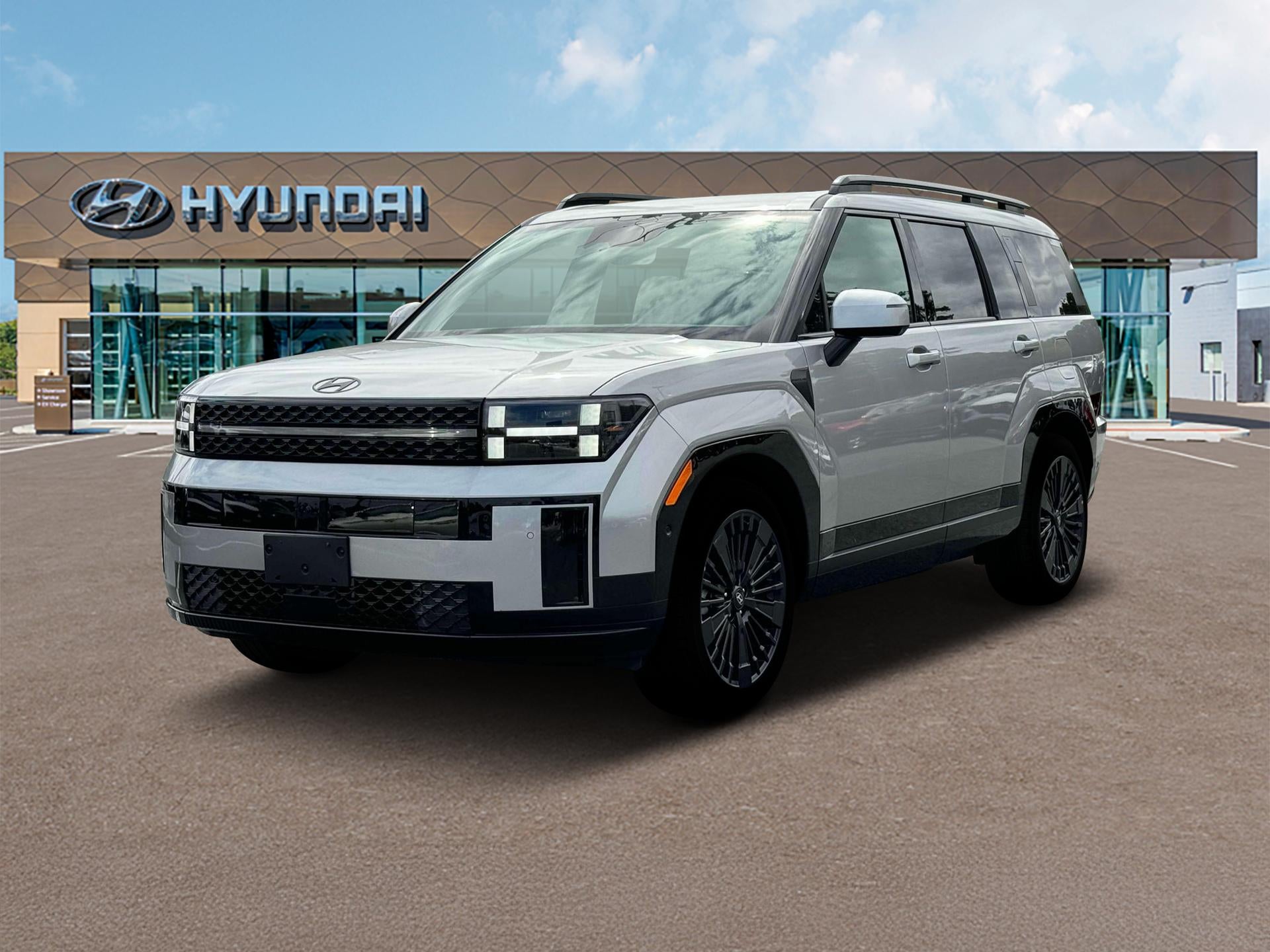 Shimmering Silver 2026 Hyundai Santa Fe Hybrid SUV / Crossover All-Wheel Drive 6-Speed Automatic