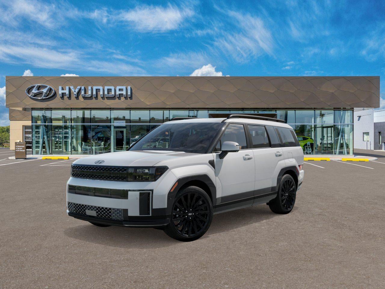 Serenity White 2026 Hyundai Santa Fe SUV / Crossover All-Wheel Drive 8-Speed Automatic