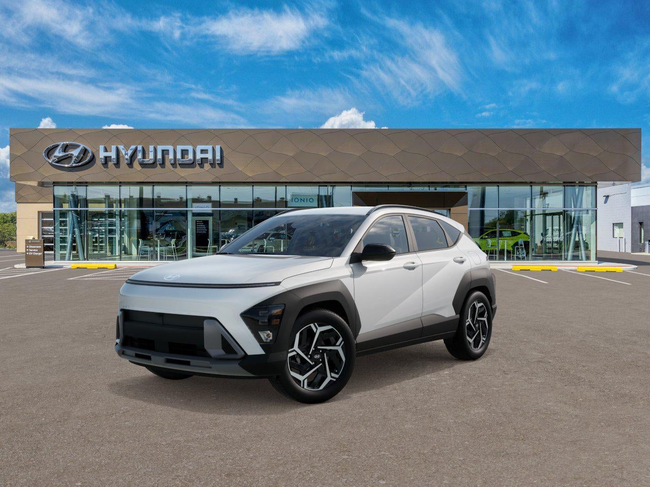 Atlas White 2026 Hyundai Kona SUV / Crossover All-Wheel Drive 8-Speed Automatic