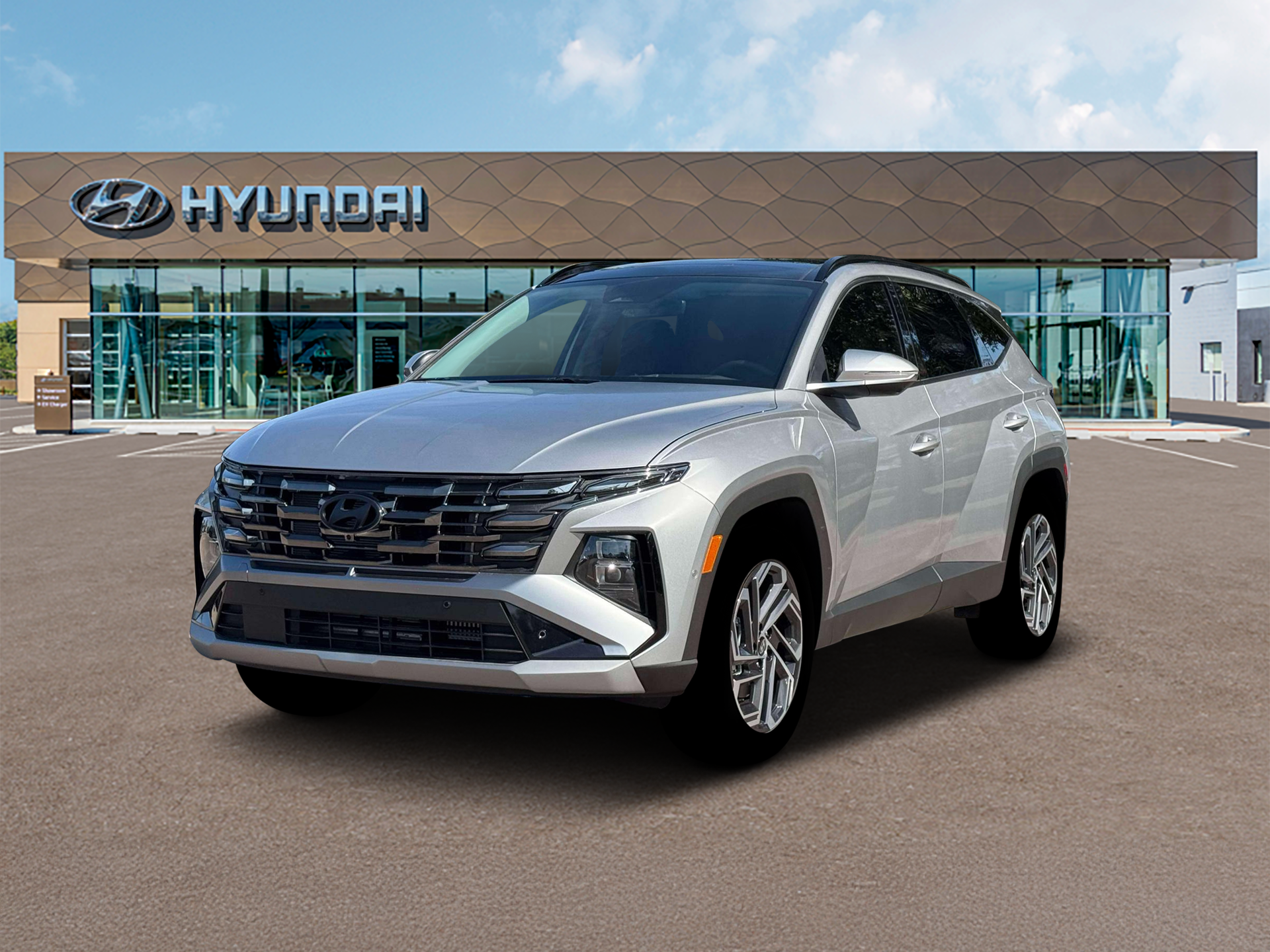 Shimmering Silver 2026 Hyundai Tucson Hybrid SUV / Crossover All-Wheel Drive 6-Speed Automatic