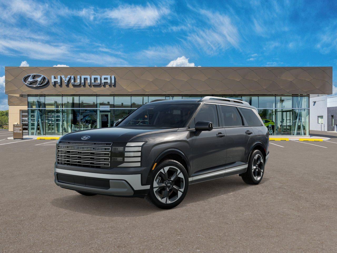 Ecotronic Gray Pearl 2026 Hyundai Palisade Hybrid SUV / Crossover All-Wheel Drive 6-Speed Automatic