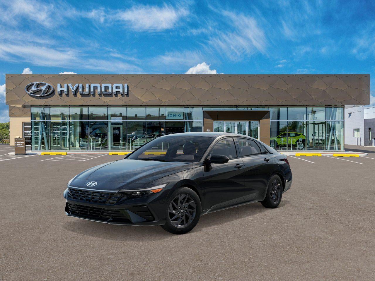 Abyss Black 2026 Hyundai Elantra Hybrid Sedan Front-Wheel Drive 6-Speed Dual Clutch