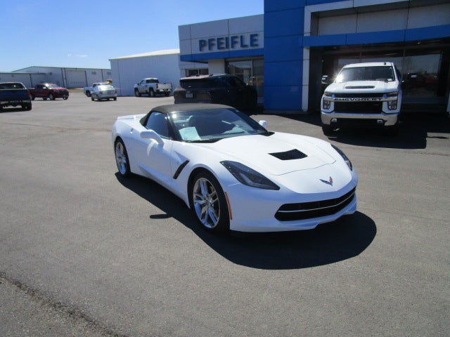 Arctic White 2015 Chevrolet Corvette Convertible Rear-Wheel Drive Automatic