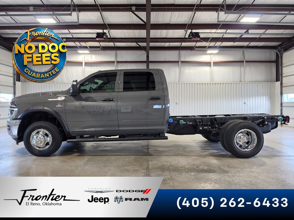 Ceramic Gray Clear-Coat Exterior Paint 2026 RAM 3500 Chassis Pickup Truck Four-Wheel Drive 8-Speed Automatic
