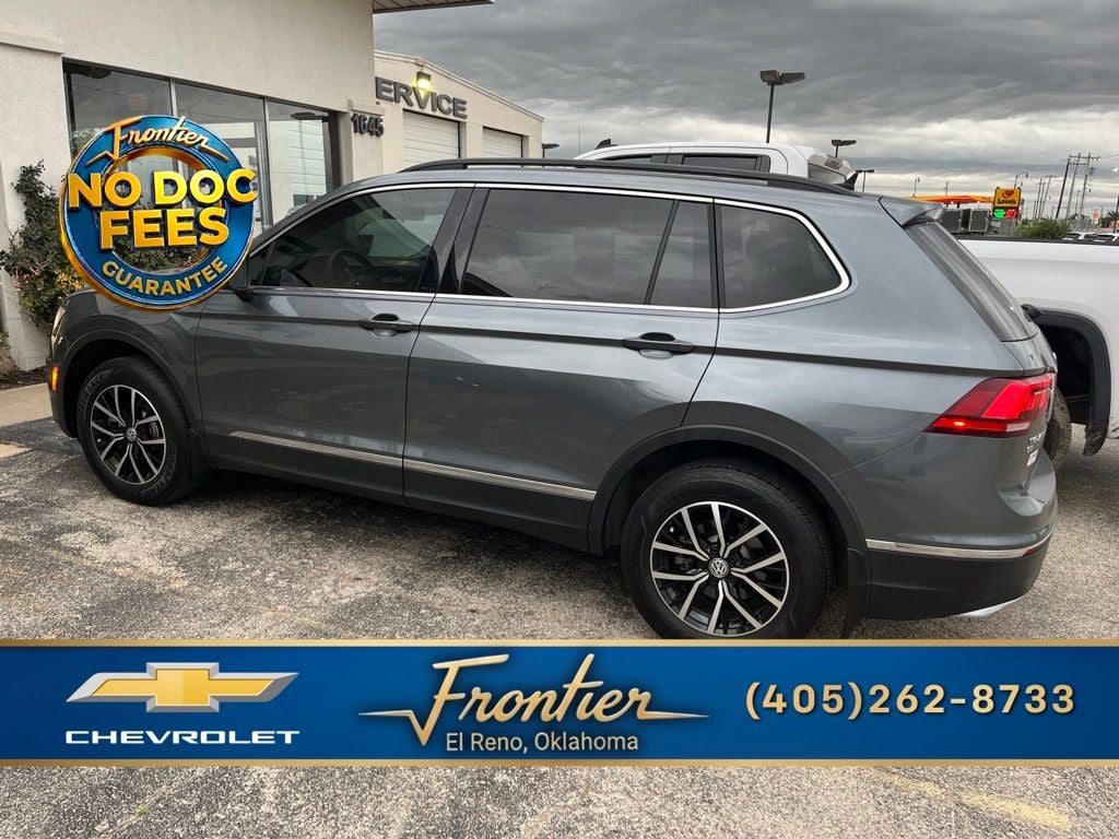 Platinum Gray Metallic 2021 Volkswagen Tiguan SUV / Crossover Front-Wheel Drive Automatic