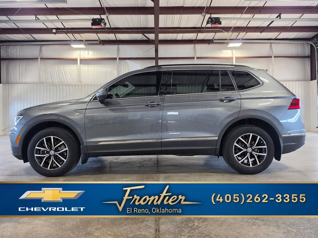 Platinum Gray Metallic 2021 Volkswagen Tiguan SUV / Crossover Front-Wheel Drive Automatic