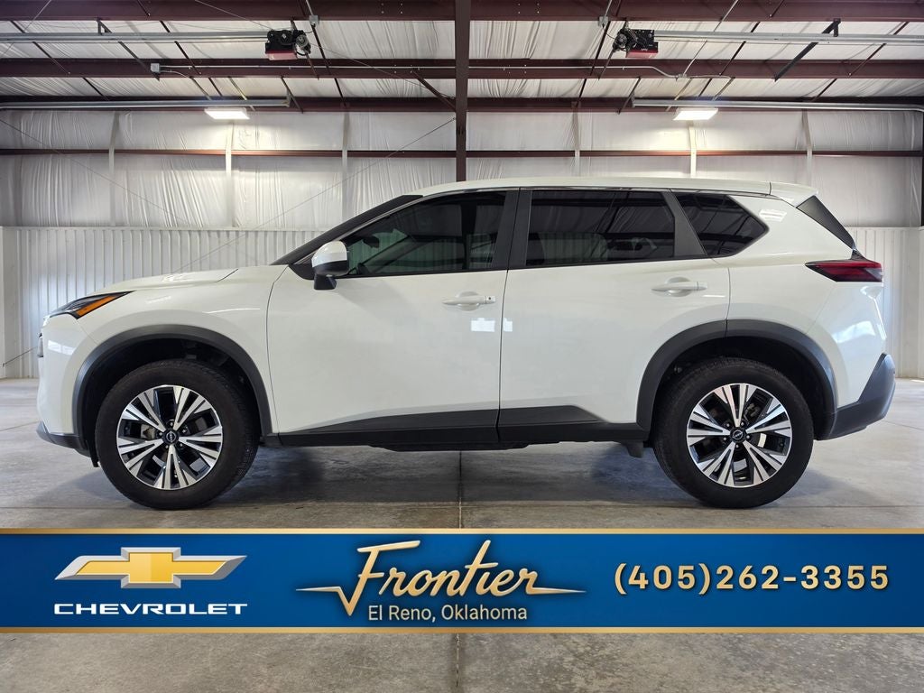 Pearl White Tricoat 2023 Nissan Rogue SUV / Crossover All-Wheel Drive Continuously Variable Transmission