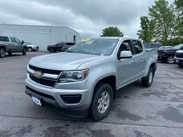 Silver Ice Metallic 2019 Chevrolet Colorado Pickup Truck Four-Wheel Drive Automatic