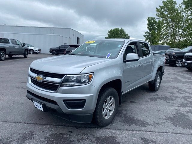 Silver Ice Metallic 2019 Chevrolet Colorado Pickup Truck Four-Wheel Drive Automatic