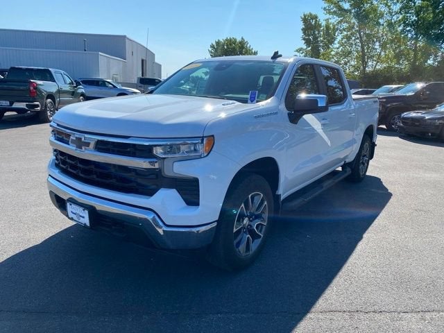 Summit White 2025 Chevrolet Silverado 1500 Pickup Truck Four-Wheel Drive Automatic