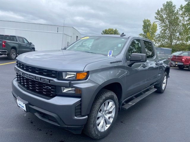 Gray (Satin Steel Metallic) 2021 Chevrolet Silverado 1500 Pickup Truck Four-Wheel Drive Automatic