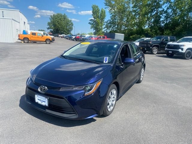 Blue 2025 Toyota Corolla Sedan Front-Wheel Drive Continuously Variable Transmission
