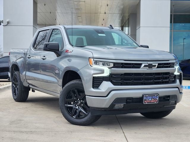 Sterling Gray Metallic 2026 Chevrolet Silverado 1500 RST Crew Cab 4WD Pickup Truck Four-Wheel Drive Automatic