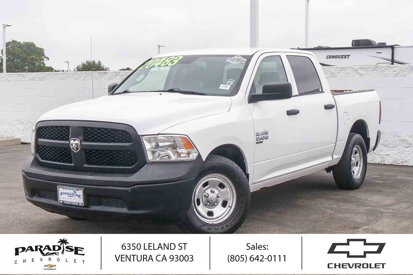 Bright White Clearcoat 2021 RAM 1500 Pickup Truck 4X2 8-Speed Automatic