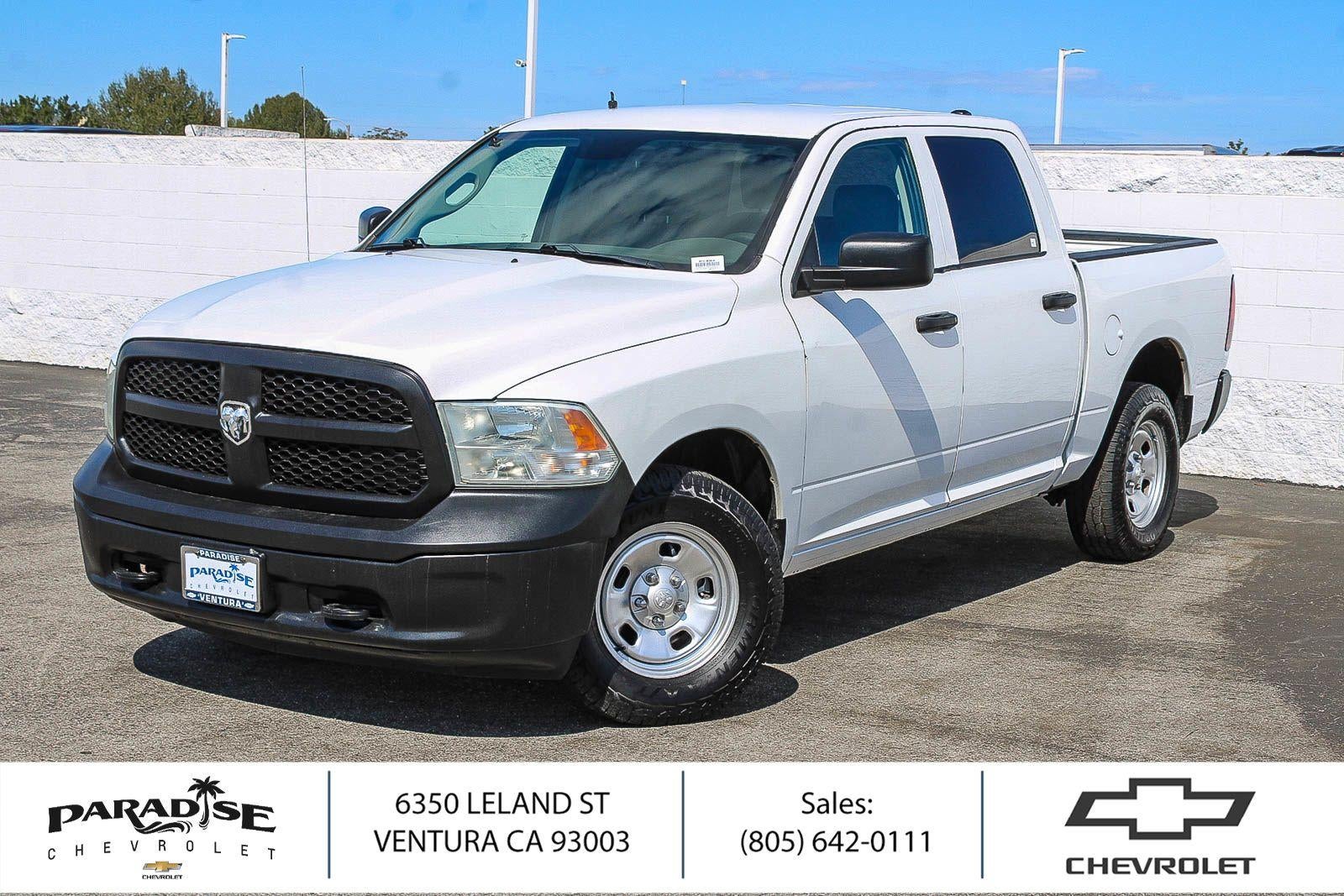 Bright White Clearcoat 2019 RAM 1500 Pickup Truck Four-Wheel Drive 8-Speed Automatic