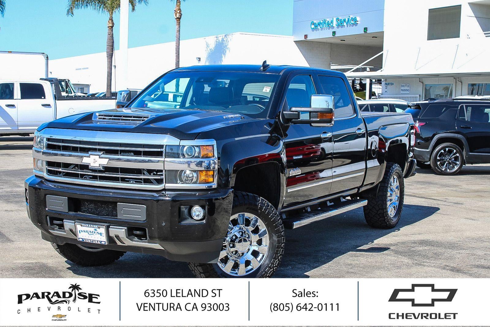 Black 2018 Chevrolet Silverado 2500HD Pickup Truck Four-Wheel Drive 6-Speed Automatic