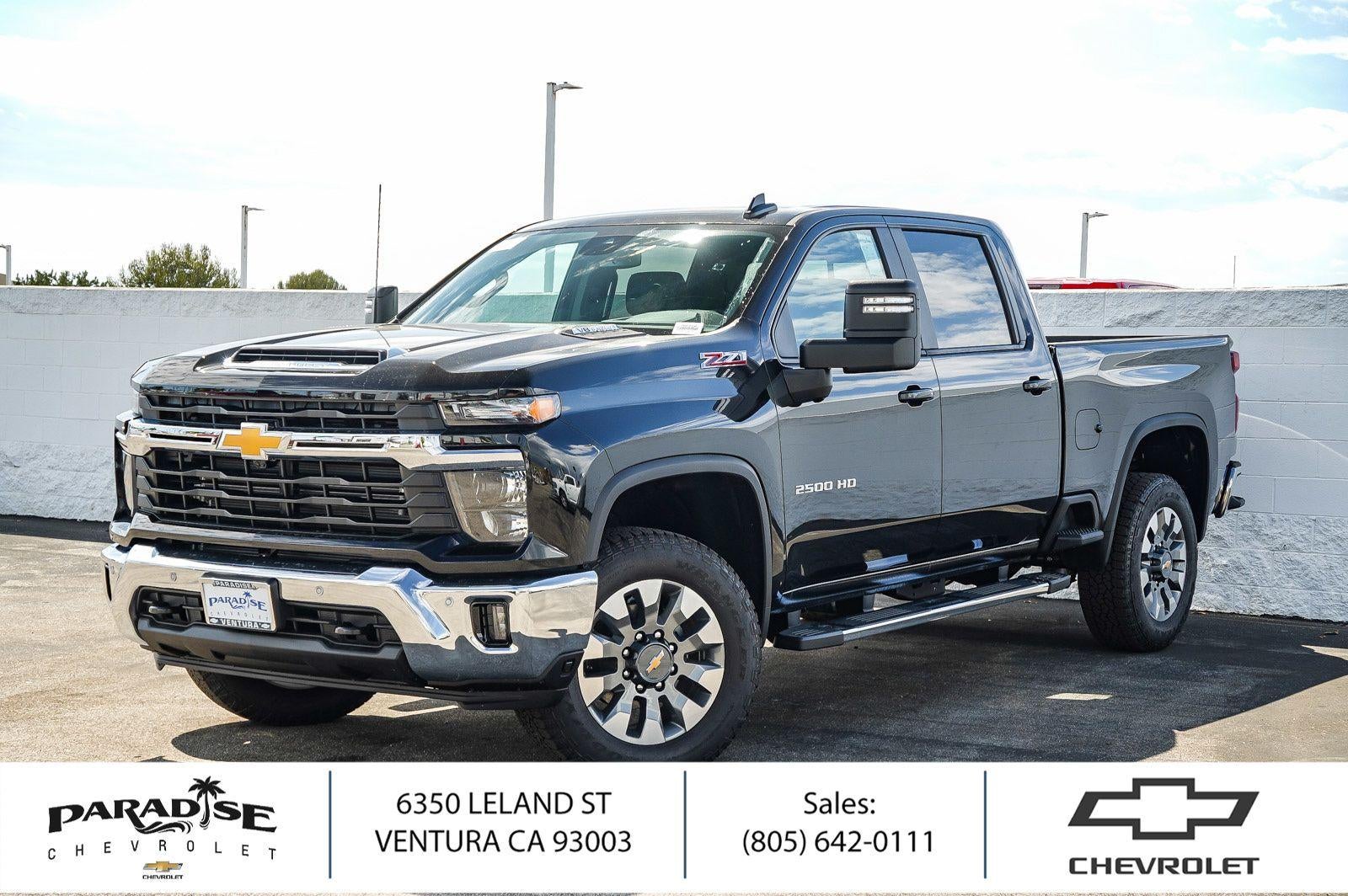 Black 2026 Chevrolet Silverado 2500HD Pickup Truck Four-Wheel Drive Automatic