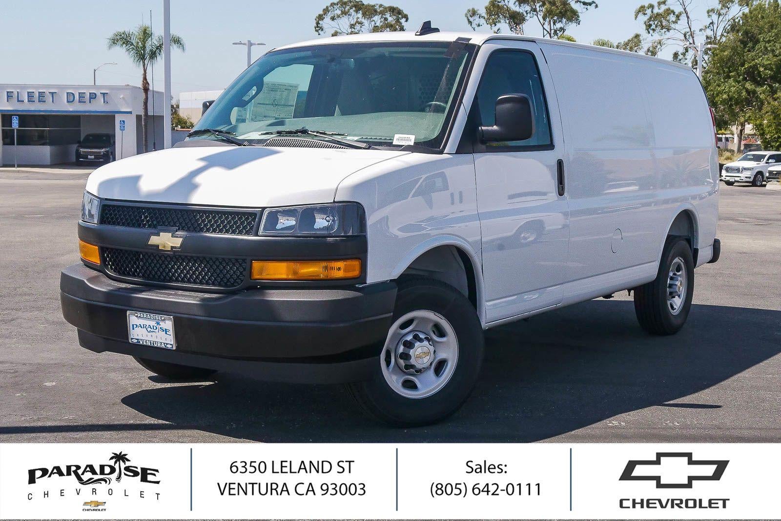 Summit White 2026 Chevrolet Express Cargo Van Rear-Wheel Drive Automatic