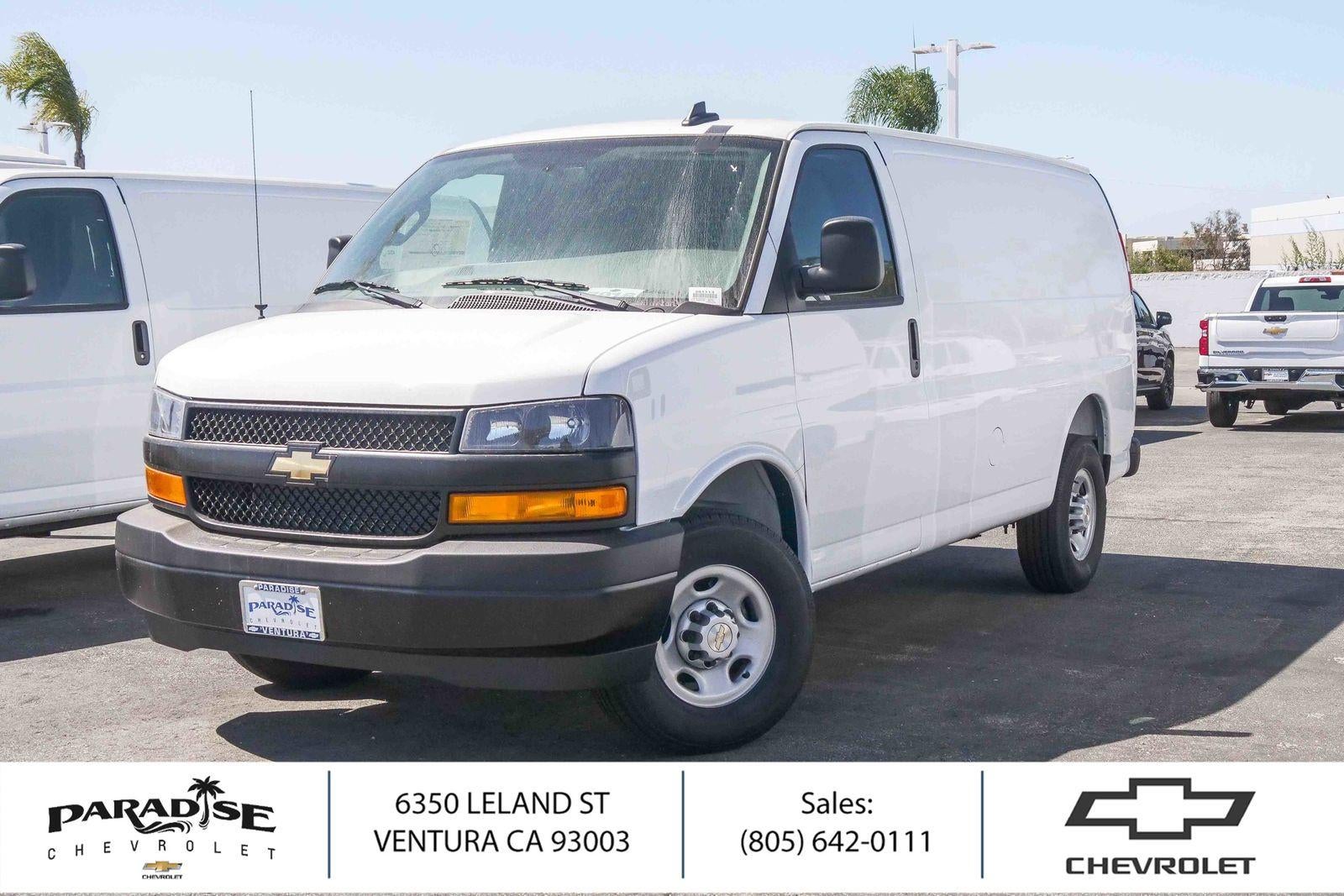 Summit White 2026 Chevrolet Express Cargo Van Rear-Wheel Drive Automatic
