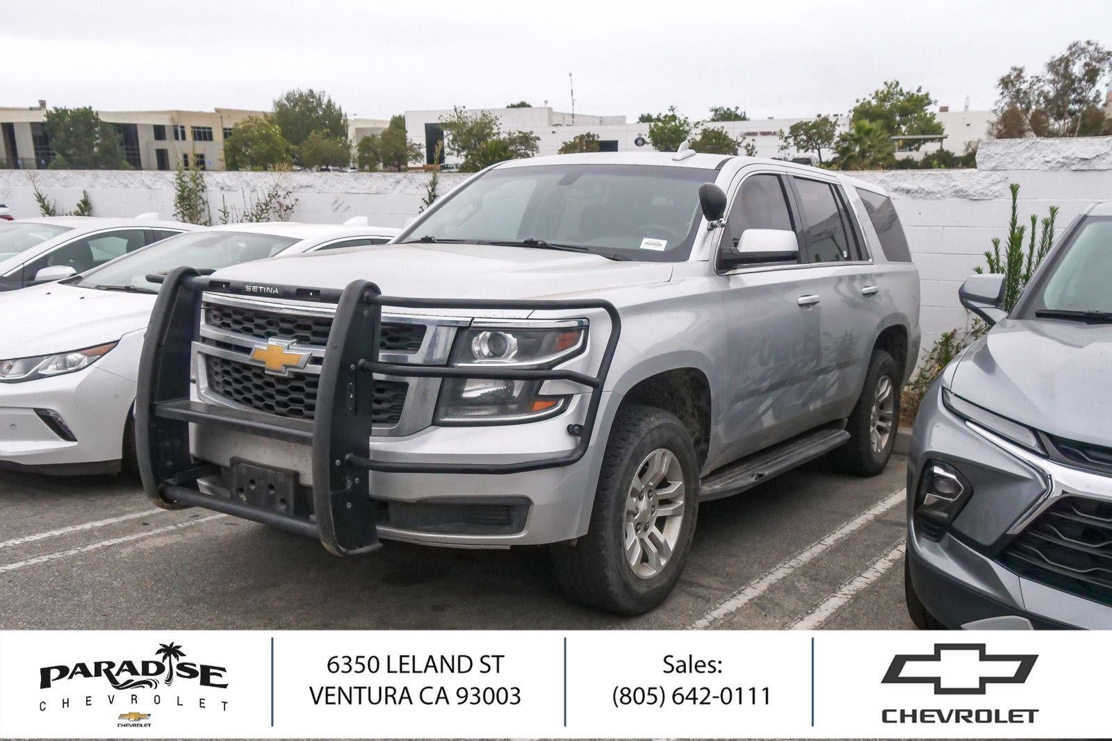 Silver Ice Metallic 2018 Chevrolet Tahoe SUV / Crossover Four-Wheel Drive 6-Speed Automatic Overdrive