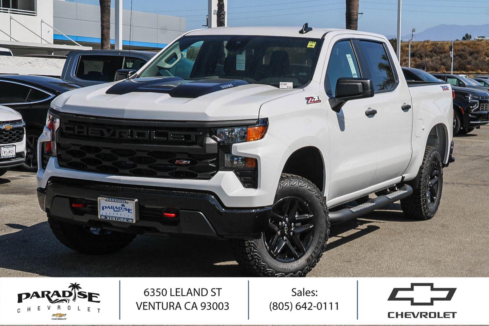Summit White 2026 Chevrolet Silverado 1500 Pickup Truck Four-Wheel Drive Automatic
