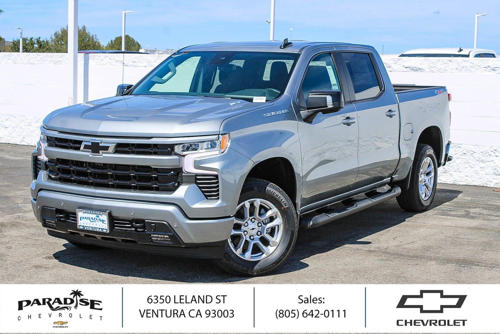 Sterling Gray Metallic 2026 Chevrolet Silverado 1500 Pickup Truck Four-Wheel Drive Automatic