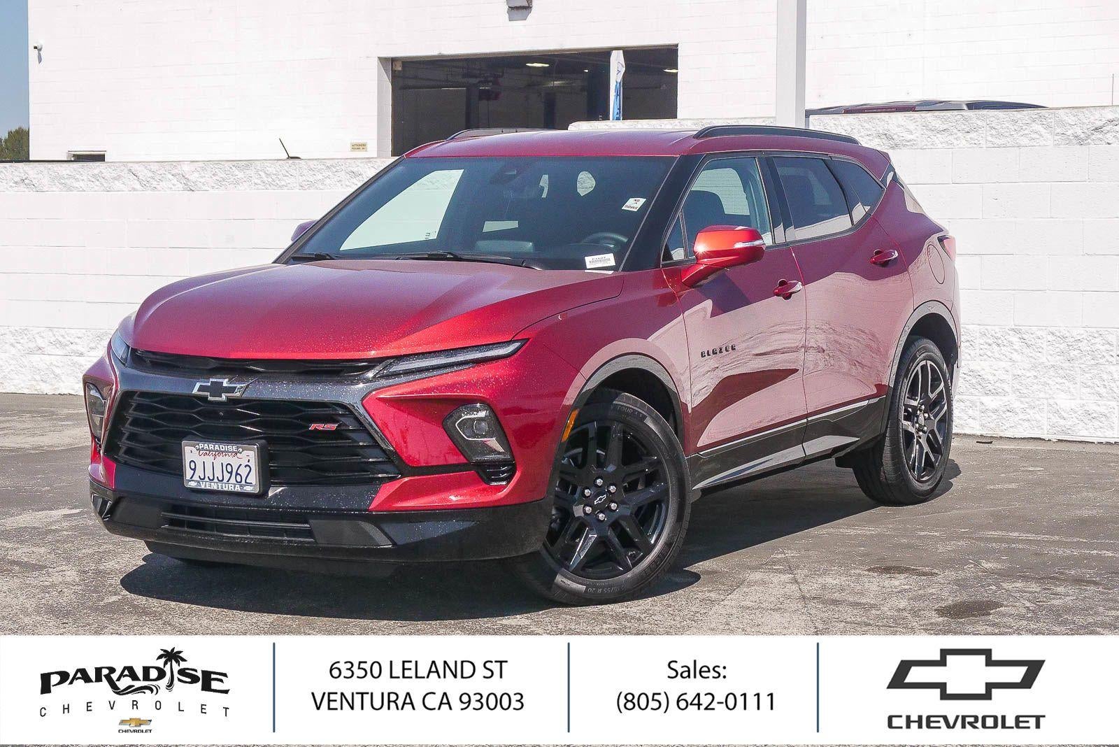Radiant Red 2023 Chevrolet Blazer SUV / Crossover Front-Wheel Drive 9-Speed Automatic Overdrive