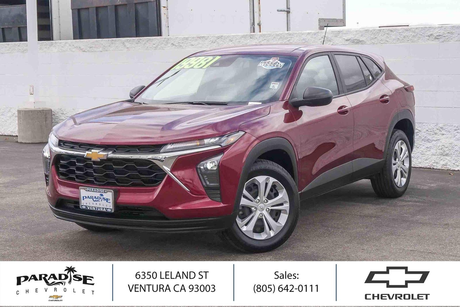 Red (Crimson) 2024 Chevrolet Trax SUV / Crossover Front-Wheel Drive 6-Speed Automatic