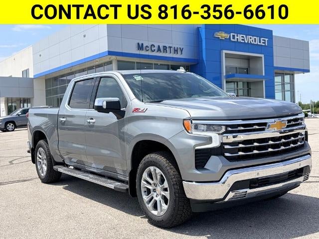 Sterling Gray Metallic 2026 Chevrolet Silverado 1500 LTZ Crew Cab 4WD Pickup Truck Four-Wheel Drive Automatic