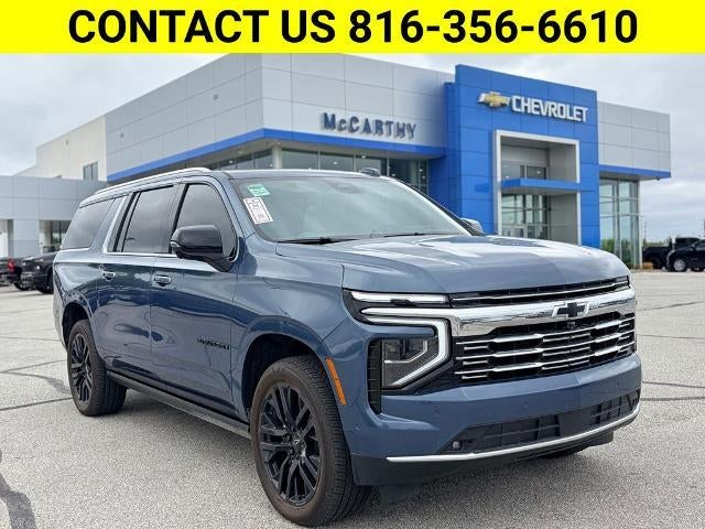 Lakeshore Blue Metallic 2025 Chevrolet Suburban SUV / Crossover Four-Wheel Drive Automatic