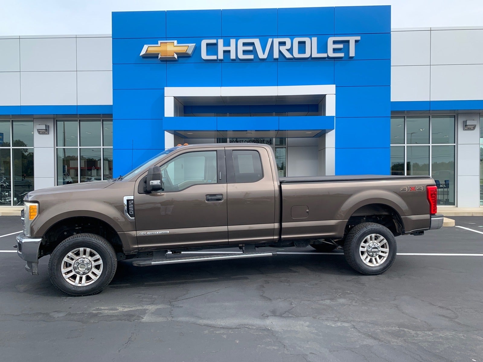 Brown 2017 Ford F-250 Super Duty Pickup Truck Four-Wheel Drive Automatic