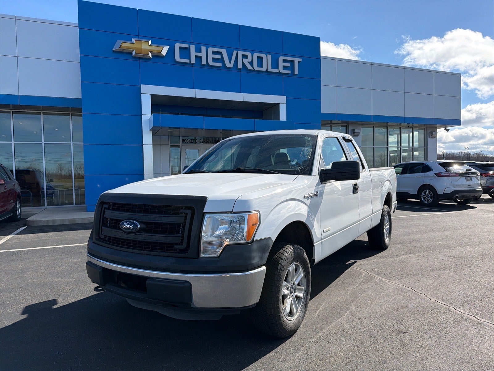 White 2013 Ford F-150 Pickup Truck Four-Wheel Drive Automatic